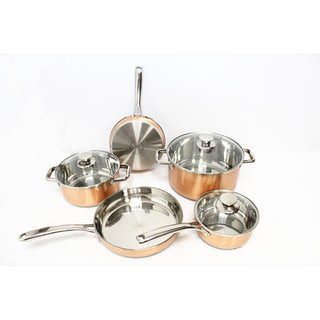 Gourmet Chef Copper Pro 8-piece Cookware Set