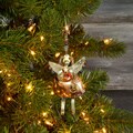 Handcrafted Bella Angel Mixed Metals Ornament (Thailand)