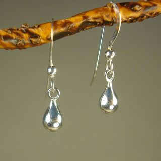 Jewelry by Dawn Small Round Teardrop Sterling Silver Earrings