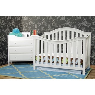 DaVinci Goodwin White 4-in-1 Convertible Crib with Toddler Rail