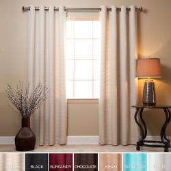 Square Quilted Grommet Top 84-inch Curtain Pair