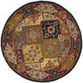 Beneficial guideline for Bakhtiari rug Handmade Bakhtiari Multi/ Red Wool Rug (6' Round)
