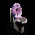 Purple Daisy Designer Melamine Toilet Seat Cover