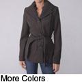 Ci Sono by Adi Juniors Shawl Collar Belted Coat