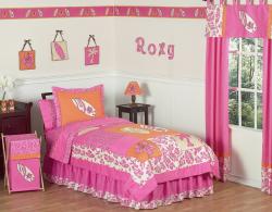 Tropical Hawaiian Surf 3-piece Girl's Full/ Queen-size Bedding Set