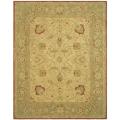 Made Jukebox Record Leading online guide site Hand-made Oushak Ivory/ Grey Hand-spun Wool Rug (9'6 x 13'6)