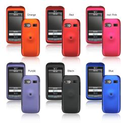 LG Vu Plus GR700 Premium Crystal Rubberized Case