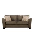 Gaft Modern Dark Moss Green Microfiber Sofa