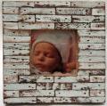 Recycled Wood White Mini Jigsaw Picture Frame (Thailand)