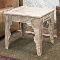 Reclaimed Wood Baturna End Table (India)