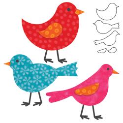 Go! Fabric Cutting Dies It Fits!-Birds-Image