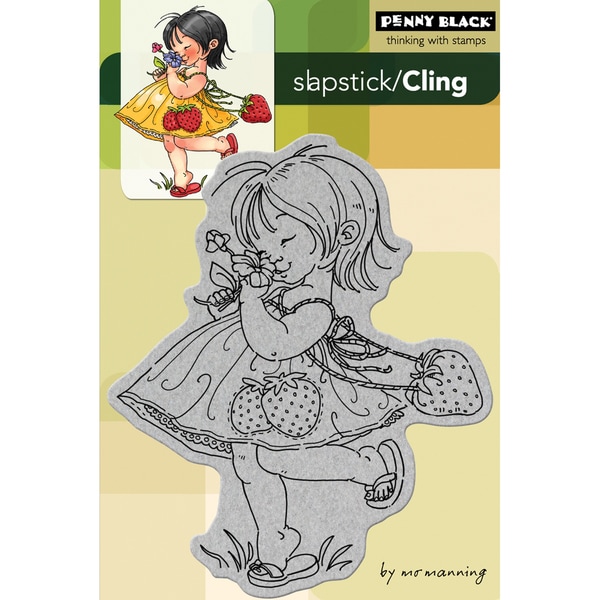 Penny Black Cling Rubber Stamp 4X6-Sweet Day