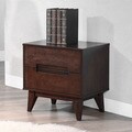 Charles Tobacco Finish 2-drawer Nightstand