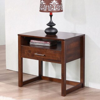 Sierra Tobacco Finish 1-drawer Nightstand