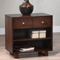 George Tobacco Finish 2-drawer Nightstand