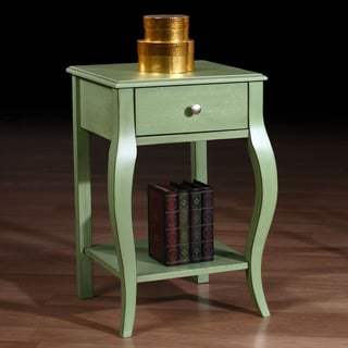 See Reviews Alexandra Green Distressed One-drawer Nightstand