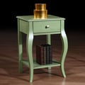 Alexandra Green Distressed One-drawer Nightstand