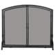 Single Iron Black Screen Door