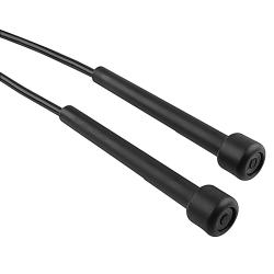 INSTEN Black Plastic Jump Rope