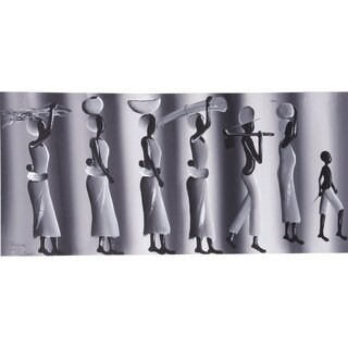 Women at Work Canvas Painting (Malawi)