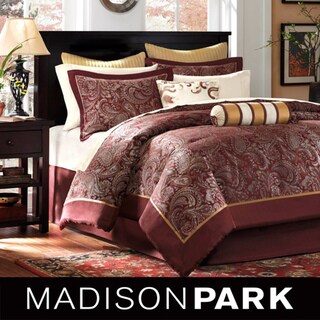 Madison Park Churchill 12-piece Bed in a Bag with Sheet Set