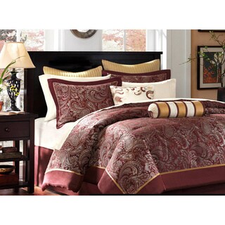 Buy Online Madison Park Churchill 12-piece Bed in a Bag with Sheet Set