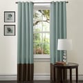 Lush Decor Prima Sea Green/Chocolate Curtain Panels (Set of 2)