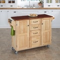 Natural Finish with Cherry Top Create-a-Cart