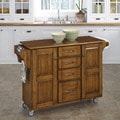 Home Styles Create-a-Cart Oak Finish Cart