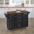 Home Styles Create-a-Cart Black Finish Cart