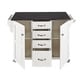 Home Styles Create-a-Cart White Finish Cart