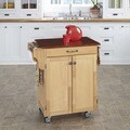 Home Styles Natural Finish Cherry Top Cuisine Cart