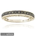 DB Designs Sterling Silver 1/6ct TDW Diamond Eternity Ring