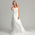 Eden Bridals Women's Strapless Pickup Bridal Dress