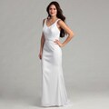 Eden Bridals Women's White Sleeveless Bridal Dress