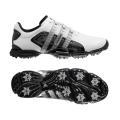 Adidas Men's Powerband 4.0 White/ Black/ Silver Golf Shoes