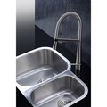 Ruvati 16-gauge Steel Double Bowl 29-inch Undermount Kitchen Sink