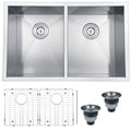 Ruvati 16-gauge Stainless Steel 30-inch Double Bowl Undermount Kitchen Sink