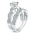 14k Gold 1ct TDW Round Diamond Bridal Ring Set (H-I, I1-I2)