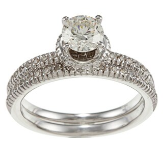 14k Gold 1ct TDW Diamond Bridal Ring Set (H-I, I1-I2)