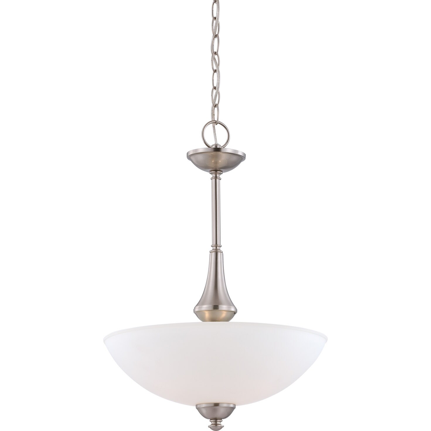 Nuvo Patton 3 light Brushed Nickel Pendant