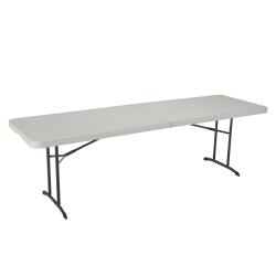 Lifetime Almond 8-foot Fold-in-half Table