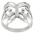 Tressa Sterling Silver Butterfly Ring