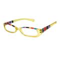 eyeglass frames glasses information NVU Eyewear Women's Canarsie Yellow Reading Glasses