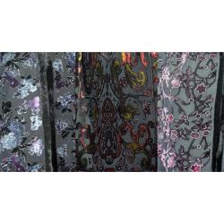 Symphony Designs Velvet Burnout 3-piece Scarf Set 
