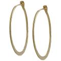 Goldfill 30-mm Hammered Hoop Earrings