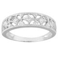 Sterling Silver 1/10ct TDW Diamond Fashion Ring (H-I, I3)