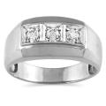 10k White Gold 1/4ct TDW Men's Diamond Ring (I-J, I1-I2)