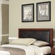 Home Styles Duet Queen Panel Leather Inset Headboard