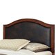 Home Styles Duet Queen Panel Leather Inset Headboard
